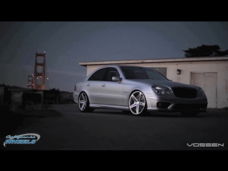 Mercedes benz amg e55 on 20 vossen vvs cv5 concave wheels rims