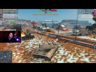 [glafi com] потный бой в рейтинге 4500 ● танк е100 реально вспотел ● wot blitz