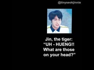 Seokjin and yoongi's mini radio drama "sun nim & moon nim" *seokjin as tiger, little sister *yoongi as narrator, mom, older br