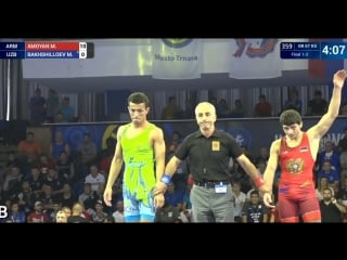 Gold gr 67 kg m amoyan (arm) v m bakhshilloev (uzb)