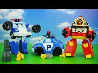 Робокар поли и робокар рой открывают большие яйца с сюрпризом porn surprise robocar poli