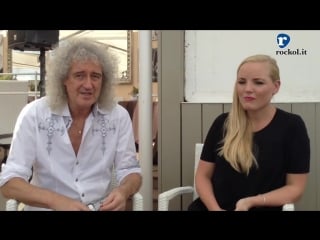 Brian may and kerry ellis interview rome, 02 09 2015