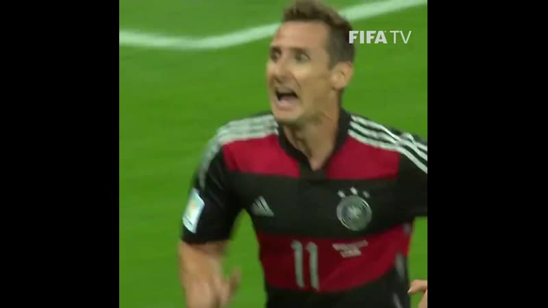 Onthisday five year ago, miroslav klose scored his record breaking 16th fifa worldcup goal