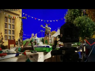 Behind the scenes with wallace and gromit and the national trust in a jubilee bunt a thon