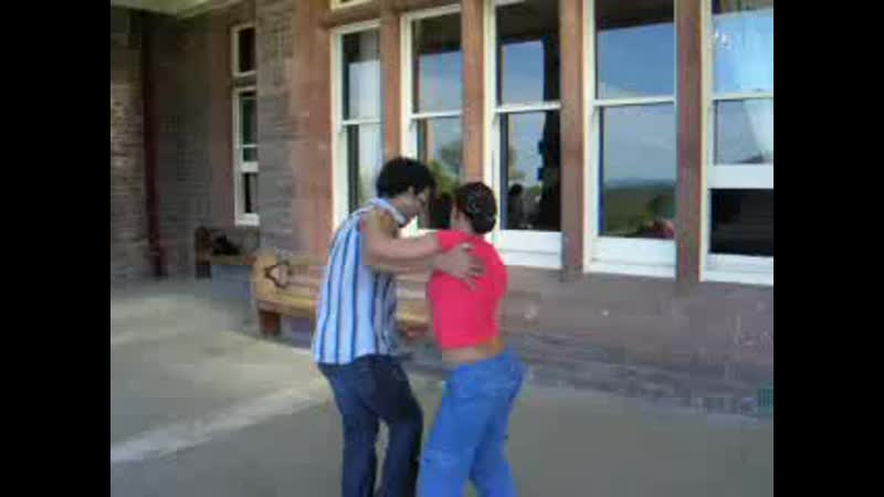 Osbanis and rafael with farita social dancing cuban salsa