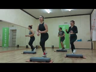 Hip hop cardio step aerobics рославль