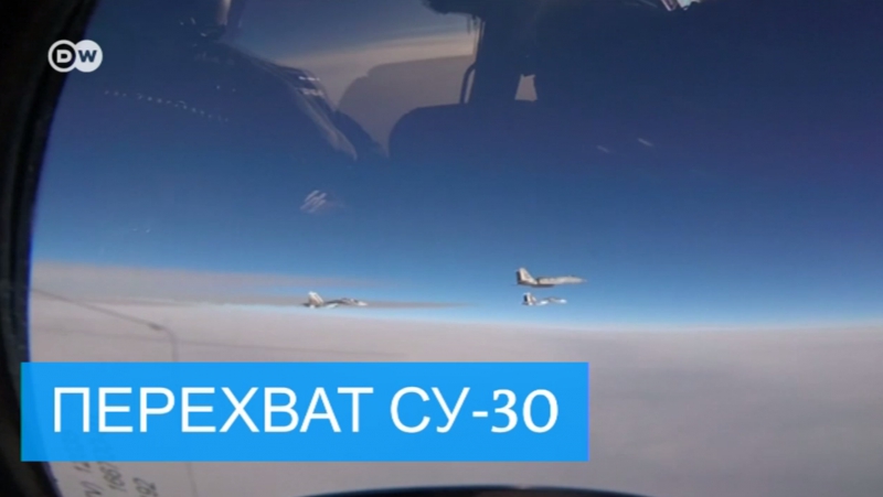 Минобороны сша опубликовало видео перехвата российских су 30 в небе над балтикой