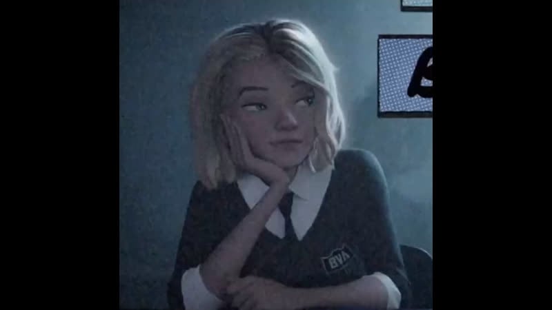 ↬ spider man into the spider verse ; gwen stacy