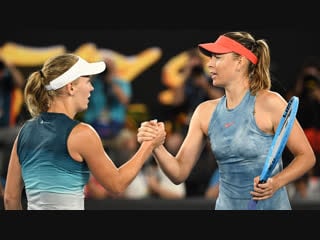 Каролин возняцки мария шарапова 1/16 australian open 2019 caroline wozniacki maria sharapova