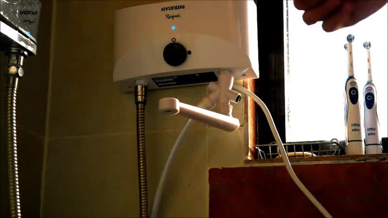 Устаноа проточного водонагревателя