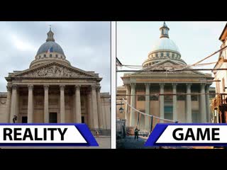 Assassins creed unity vs reality the beauty of paris rtx4080 ultra settings graphics comparison