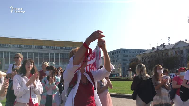 Жаночы марш на камароўцы