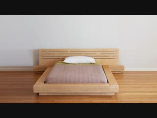 Diy modern plywood platform bed part 1 frame nightstand build woodworking