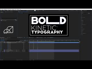 Stretching kinetic typography easy text animation in after effects tutorial