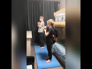 Радимир и яромир домашняя тренироа 08 04 2020