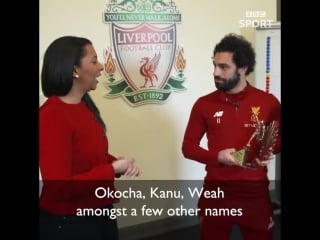 Mohamed salah bbc african footballer of the year for 2017