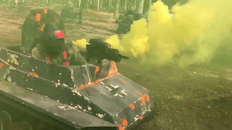 Пейнтбол на танках