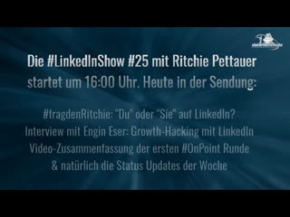 Linkedinshow #25 mit engin eser