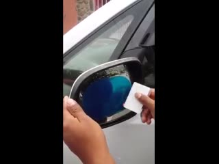 Hydrophobic mirror