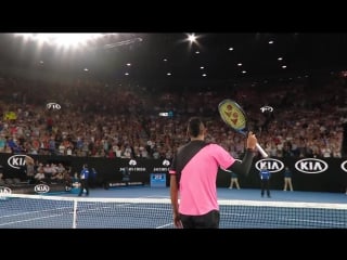 Nick kyrgios jo wilfried tsonga match highlights australian open 2018