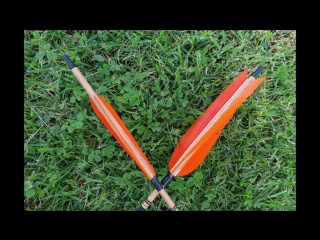 Two korean fletching cutting jigs