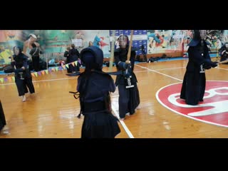 Разминка, командные, с клубом hebikan