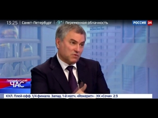 Вячеслав володин российское законодательство должно опережать время