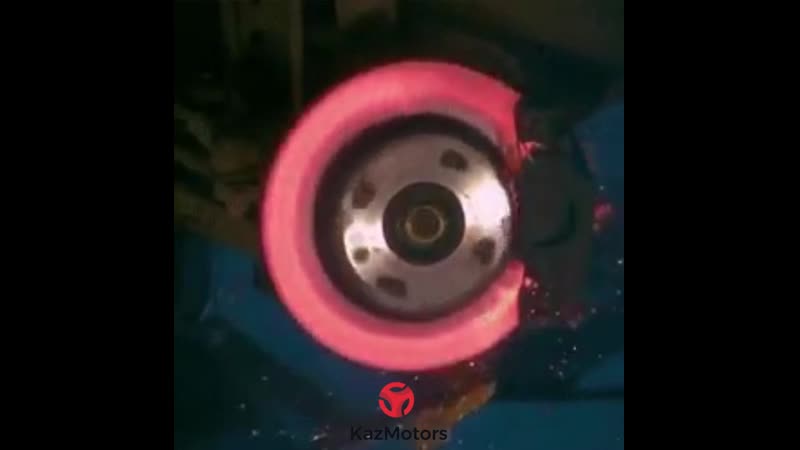 Как взрывается тормозной диск