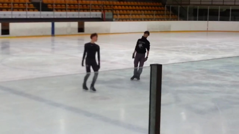 Deniss vasiljevs stephane lambiel open practice in daugavpils learning to fly