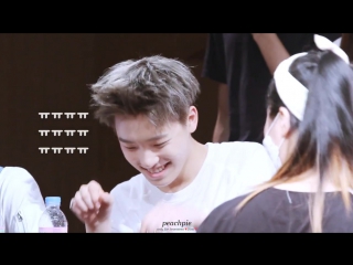 [fancam] [150621] dino @ hapjeong fansign