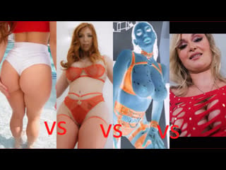 Kelsi monroe vs lauren phillips vs angela white vs katalina kyle 🔞