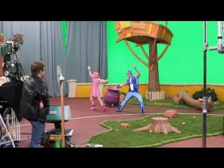 Lazytown bing bang behind the scenes with chloe lang season 4
