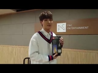 170410 sf9 inseong on facebook live for 'donation applause 337 relay