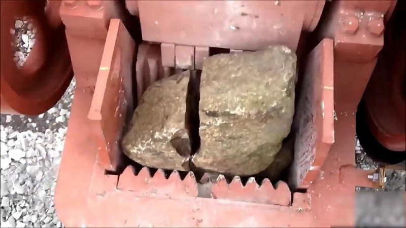 Мясорубка для камней такого я ещё не видел