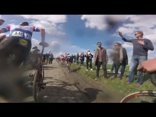 Paris roubaix 2016 (on bike highlights)