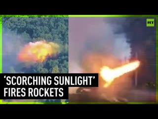 Tos 1a solntsepyok (‘scorching sunlight’) in action