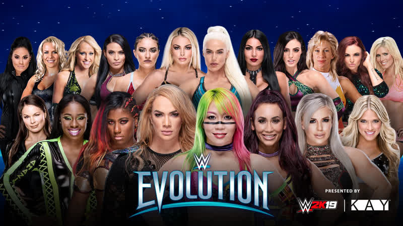Asuka jax carmella naomi deville rose moon tamina vega mccool blayze brooke lana royce kay kanellis kelly wilson holly ivory vs