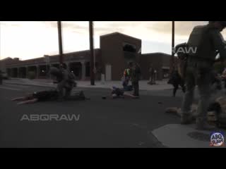 All footage of that protester being shot in new mexico