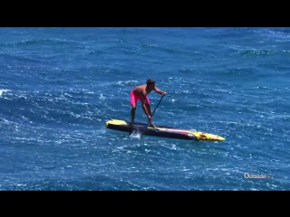 Kai lenny and the hydrofoil sup in the zone