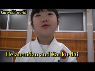 5歳の空手少女、元気いっぱい平安二段！a five year old karate girl！