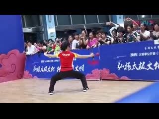 Часть 3 taichi sword 42 form tutorial 2019 master qiu huifang