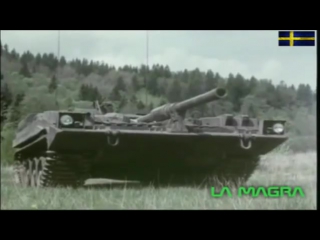 Stridsvagn strv 103 s tank demonstration