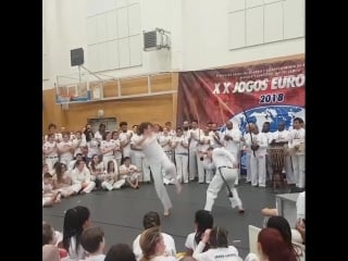 Um pouco dos jogos europeus de capoeira 2018 em praga, república av capoeira e m i prag #capoeira #abadacapoeirastoc