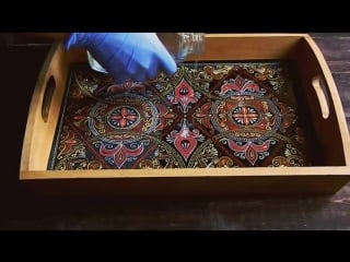 Залиа смолой artline crystal epoxy