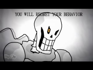 Undertale animation papyrus vs