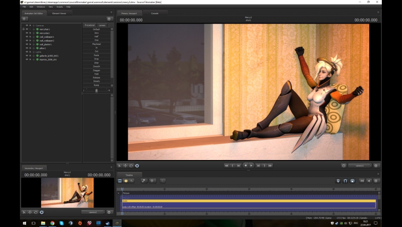 Клепаем постер с мерси(стрим sfm)