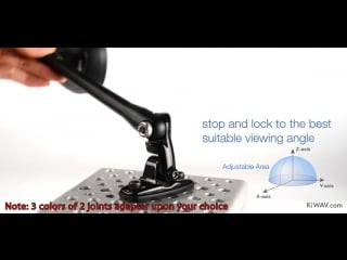 Magazi zipper cnc aluminum motorcycle black mirrors for sportsbike with mat black adapter kiwav