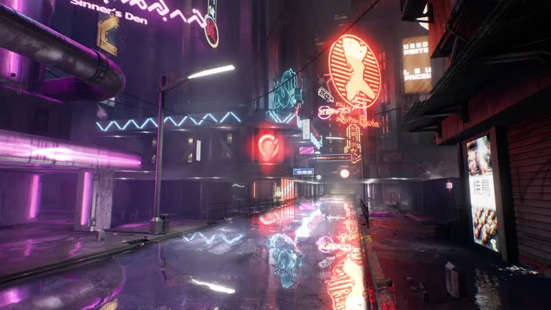 Киберпанковая аллея / cyberpunk alley