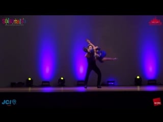 Rafael barros y carine morais salsa show iidf 2014