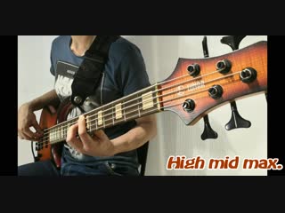 Test lunar spartan 5 hollowbody bass (alex kinbass)